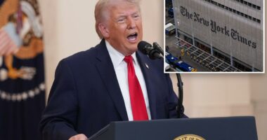 Trump calls out âfailing New York Timesâ for embarrassing NATO error in paper